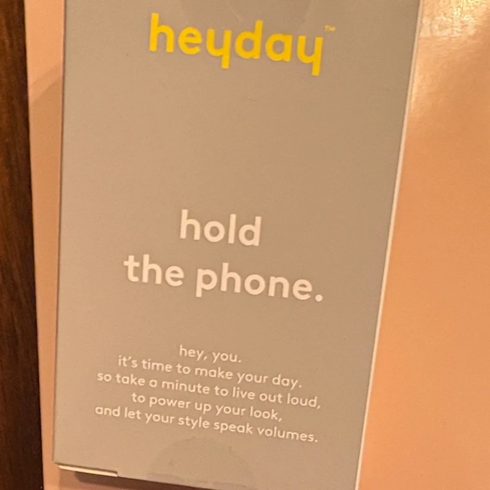 heyday Pink Waterproof Phone Pouch with Mini Glitter Phone Grip & Suction Mount